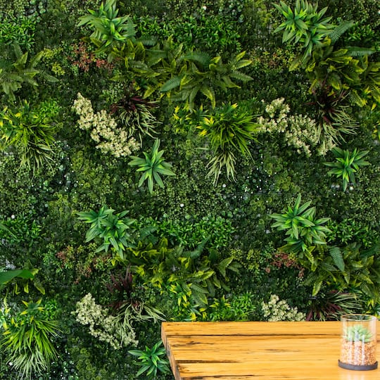 40" Amazon Rainforest Artificial Living Wall Panel